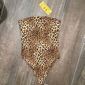 Leopard Print Bodysuit